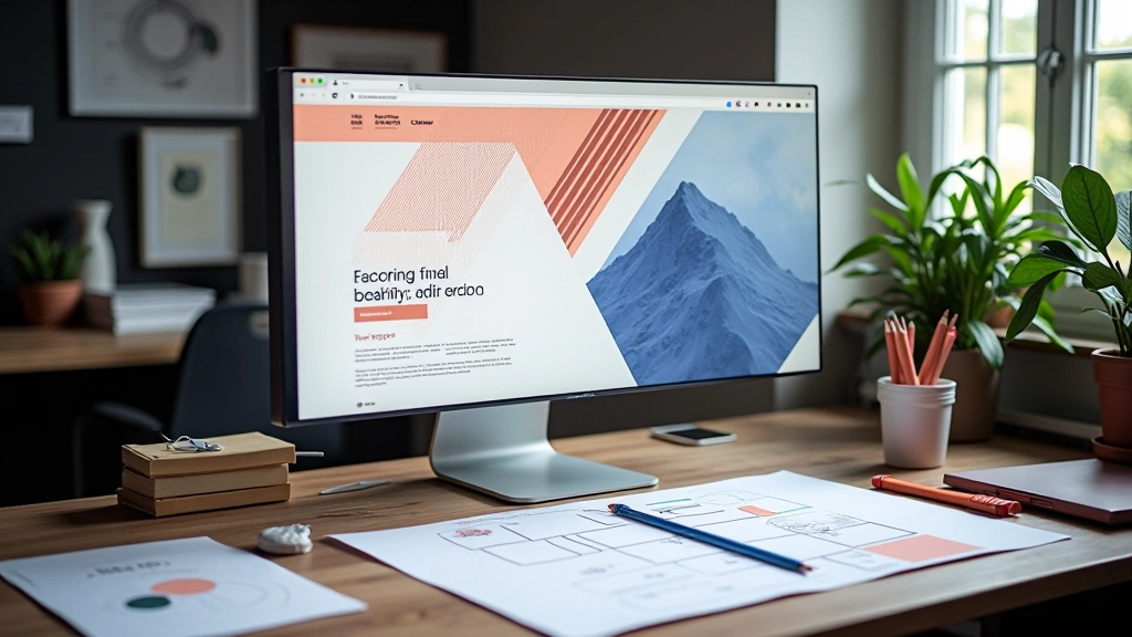 Diagonale Komposition mit überlappenden Elementen